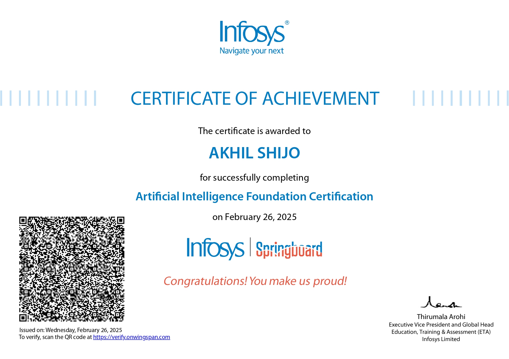 Certificate 15